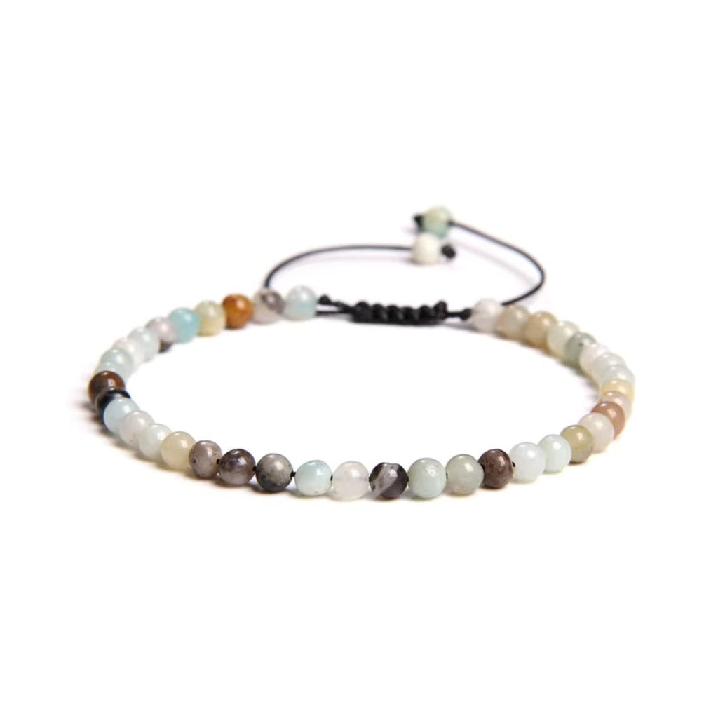 Pulsera de Amazonita con Nudo Corredizo