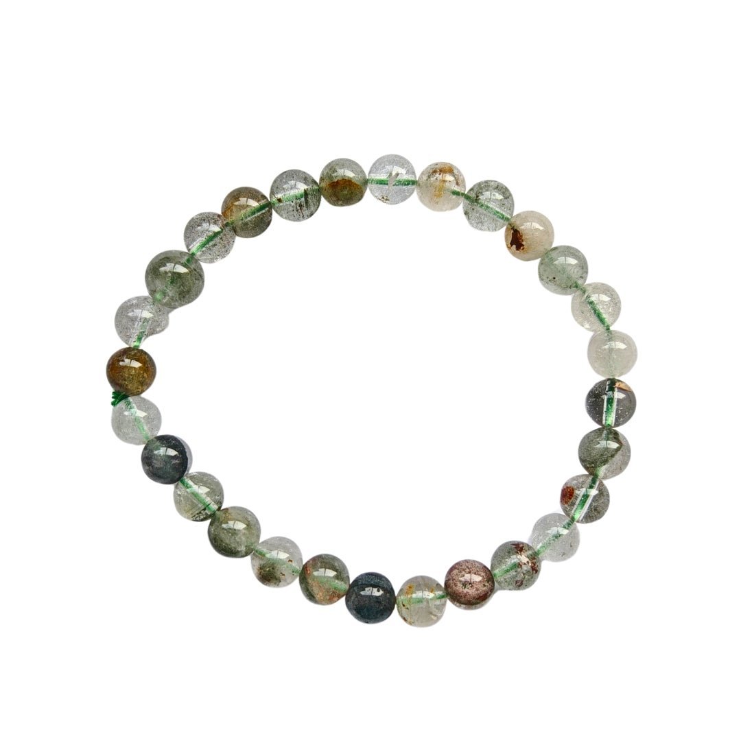 Pulsera de Cuarzo Chamánico bola lisa