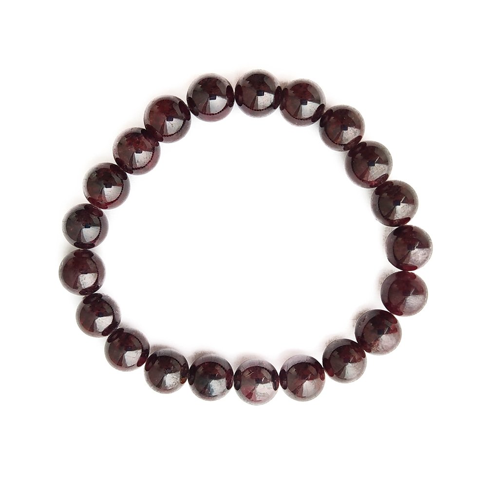 Pulsera de Granate Bola Lisa
