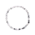 Pulsera de Howlita Blanca Bola Lisa