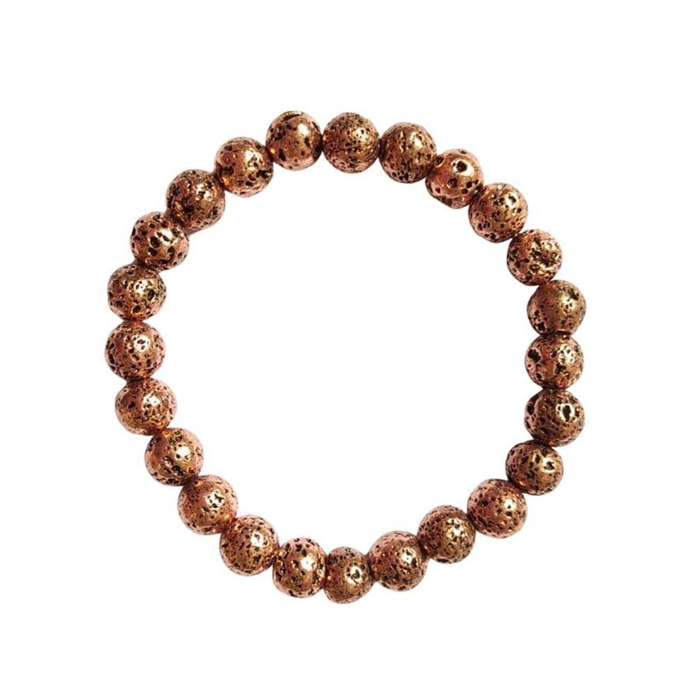 Pulsera de Lava baño Cobre