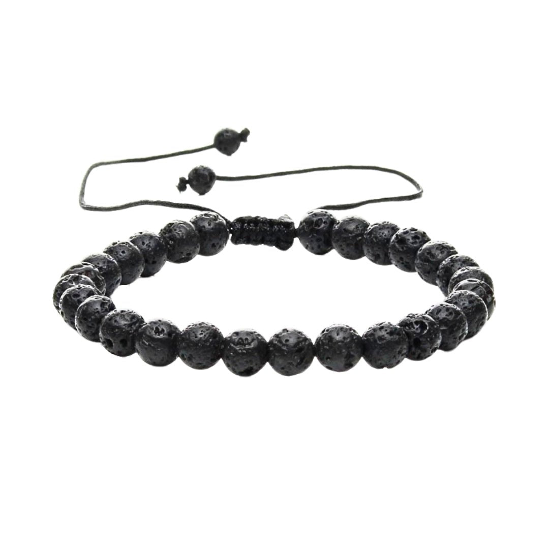 Pulsera de Lava con Nudo Corredizo