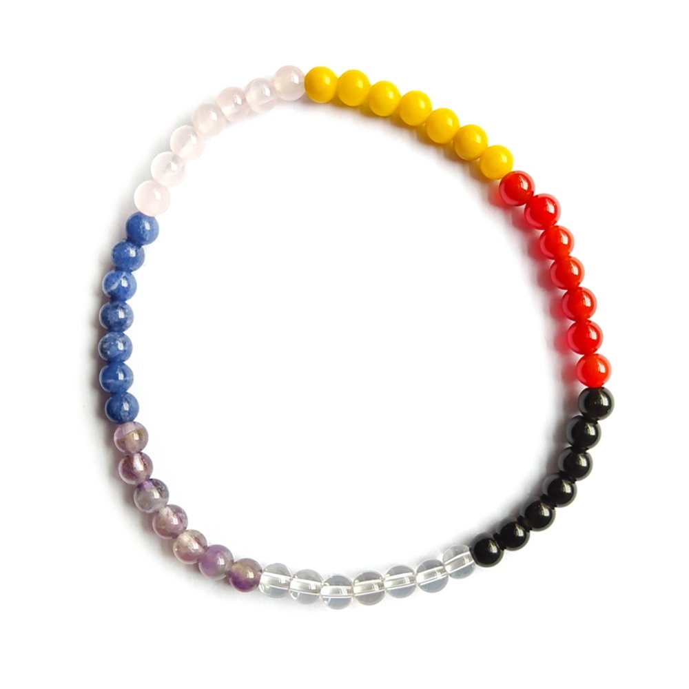 Pulsera de los Siete Chakras con Ónix