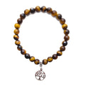 Pulsera de Ojo de Tigre y Árbol de la Vida