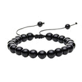 Pulsera de Ónix con Nudo Corredizo