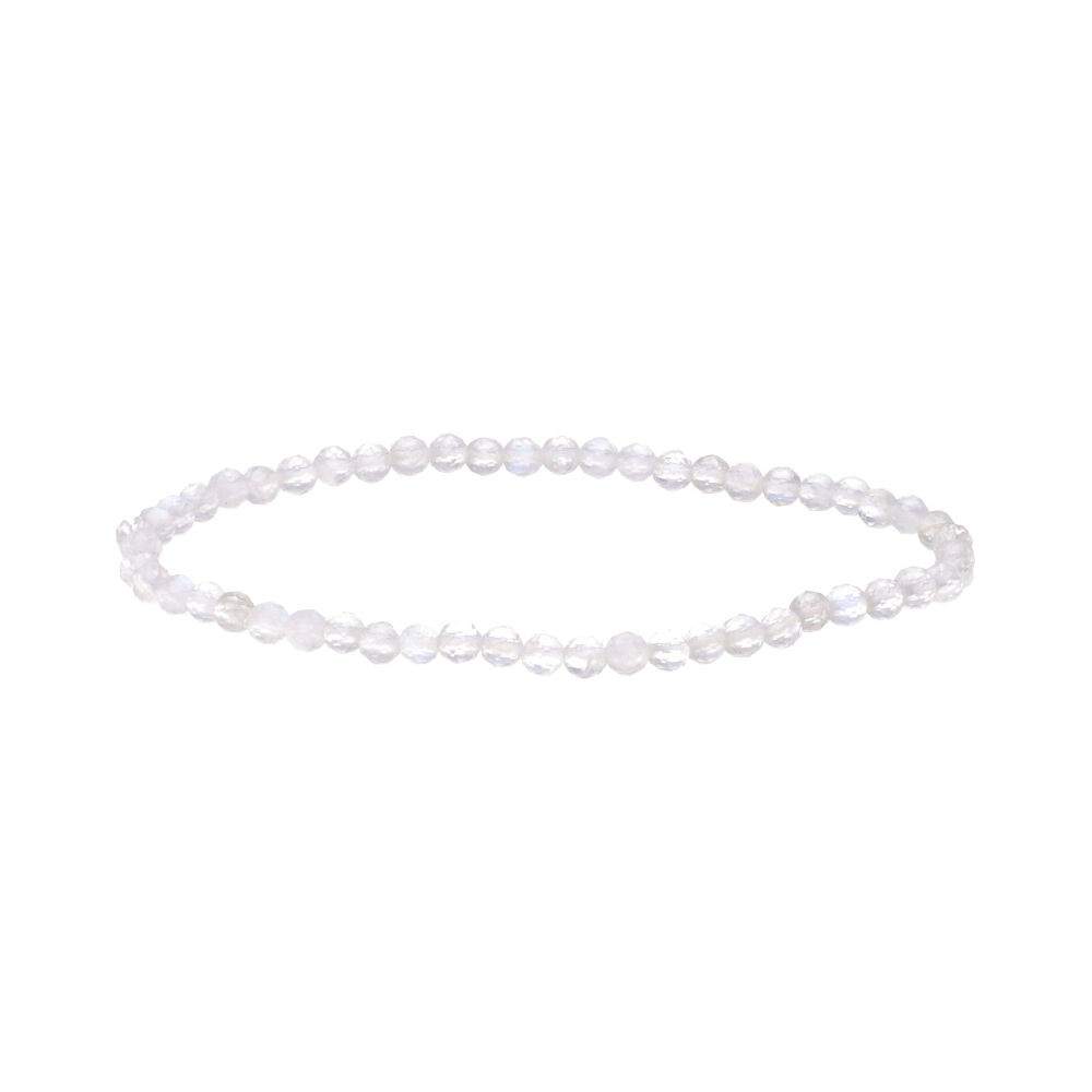 Pulsera de Piedra de Luna Facetada