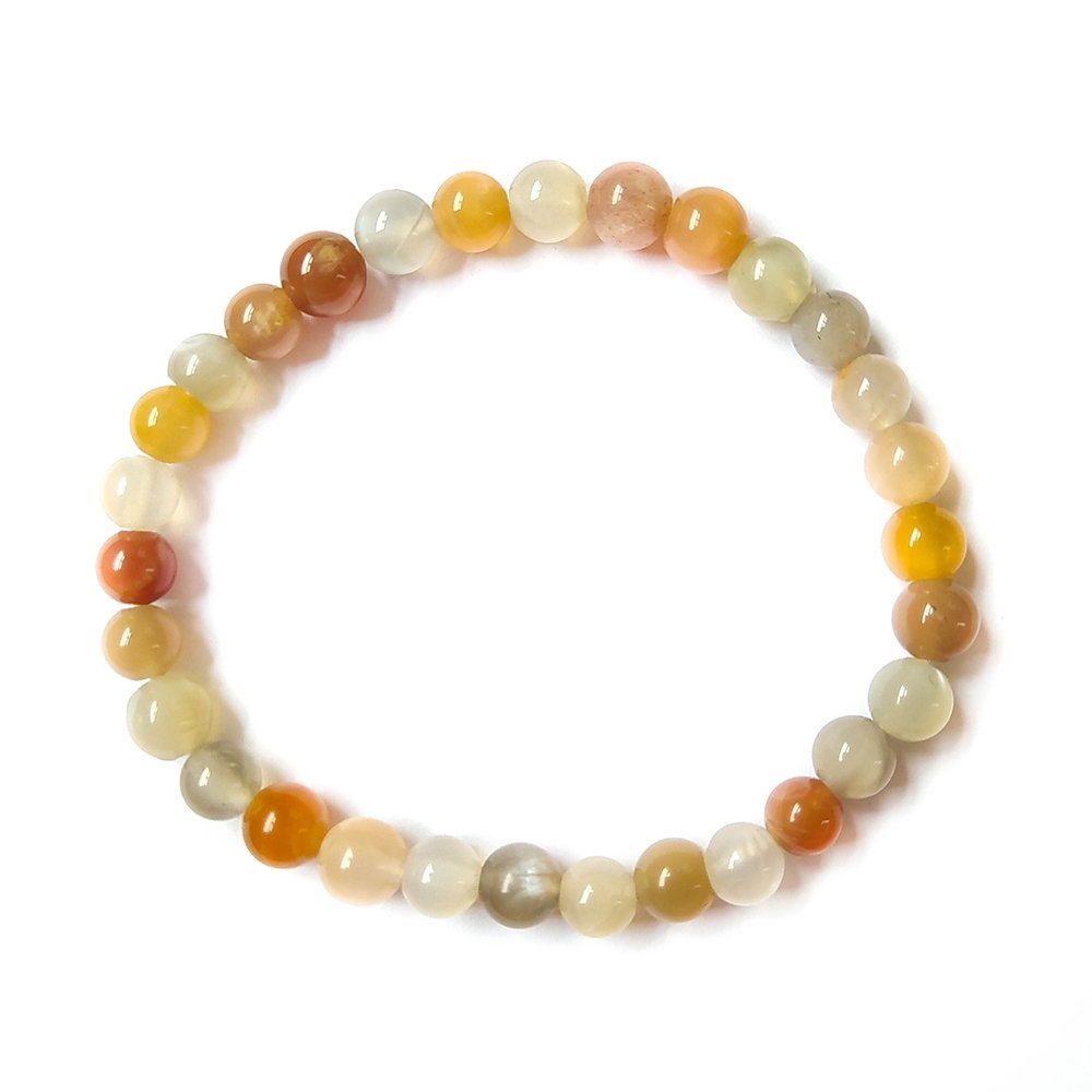 Pulsera de Piedra de Luna Multicolor