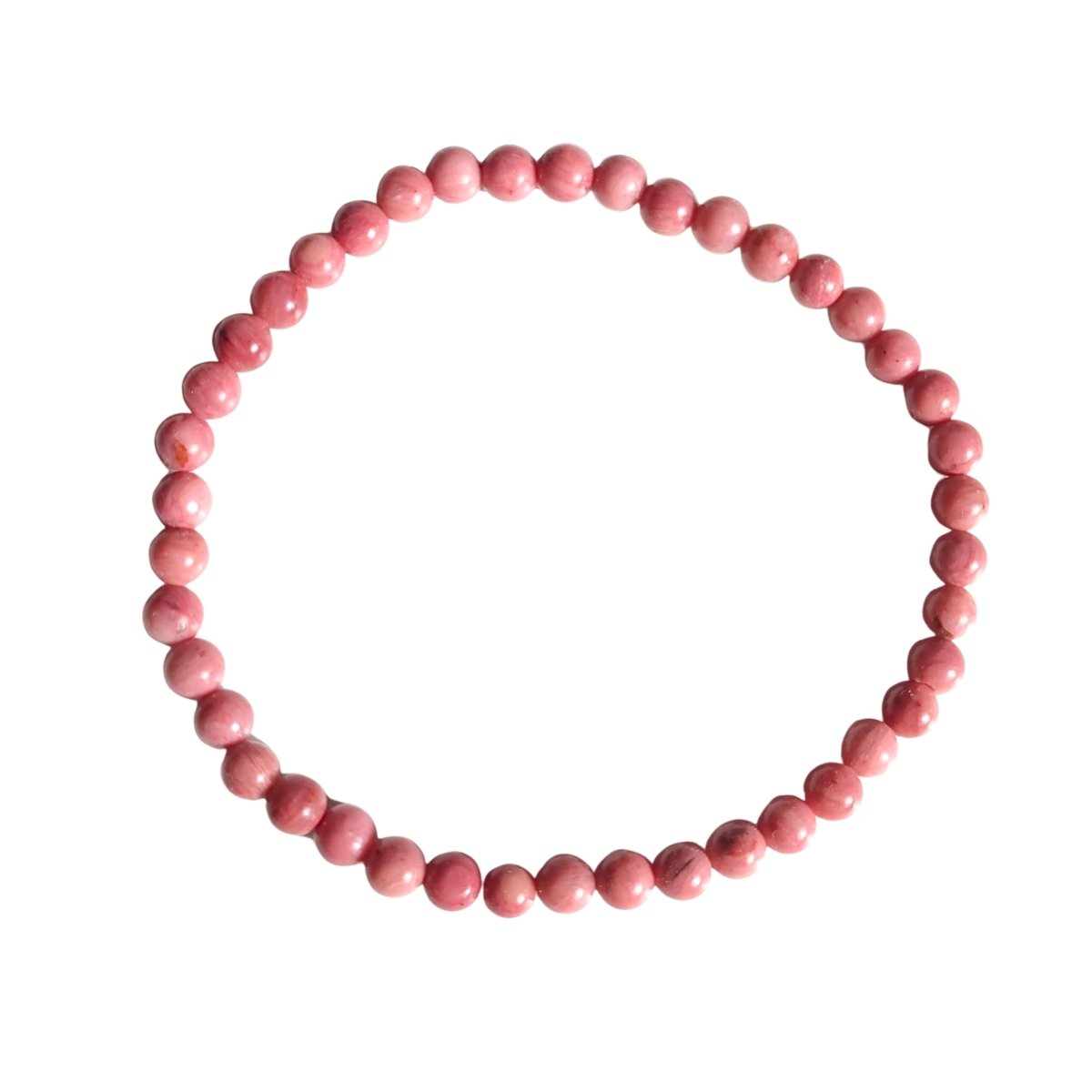 Pulsera de Rodonita Bola Lisa