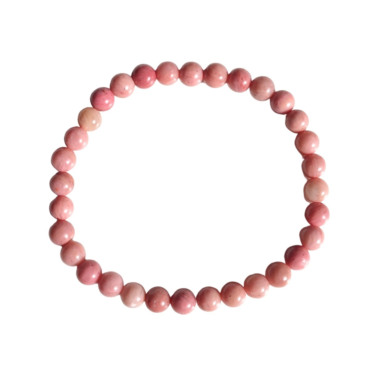 Pulsera de Rodonita Bola Lisa
