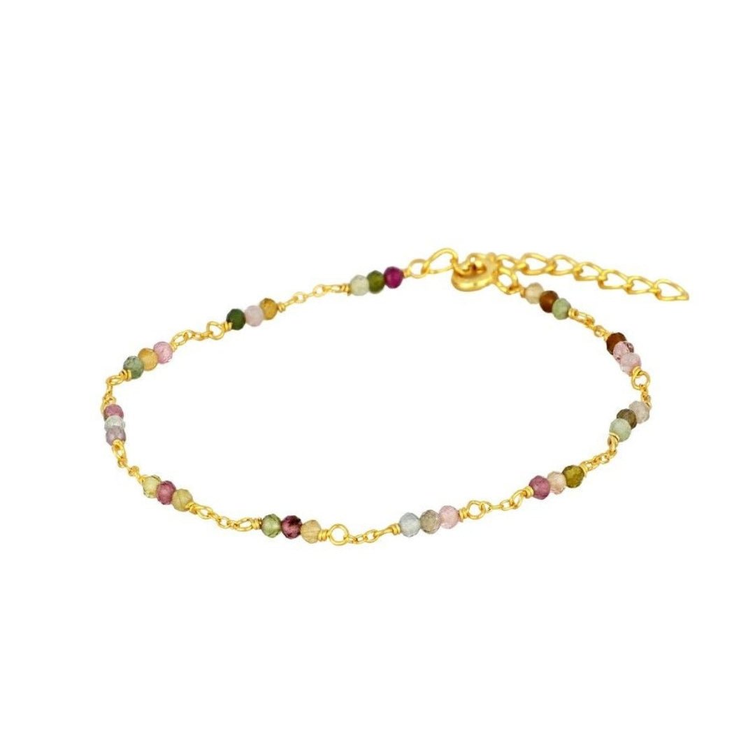 Pulsera 'Juniper' - Turmalina Multicolor