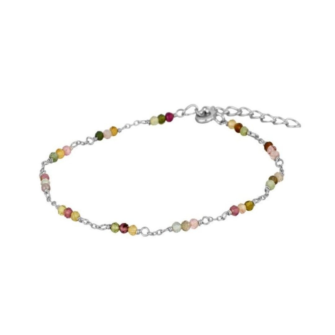 Pulsera 'Juniper' - Turmalina Multicolor