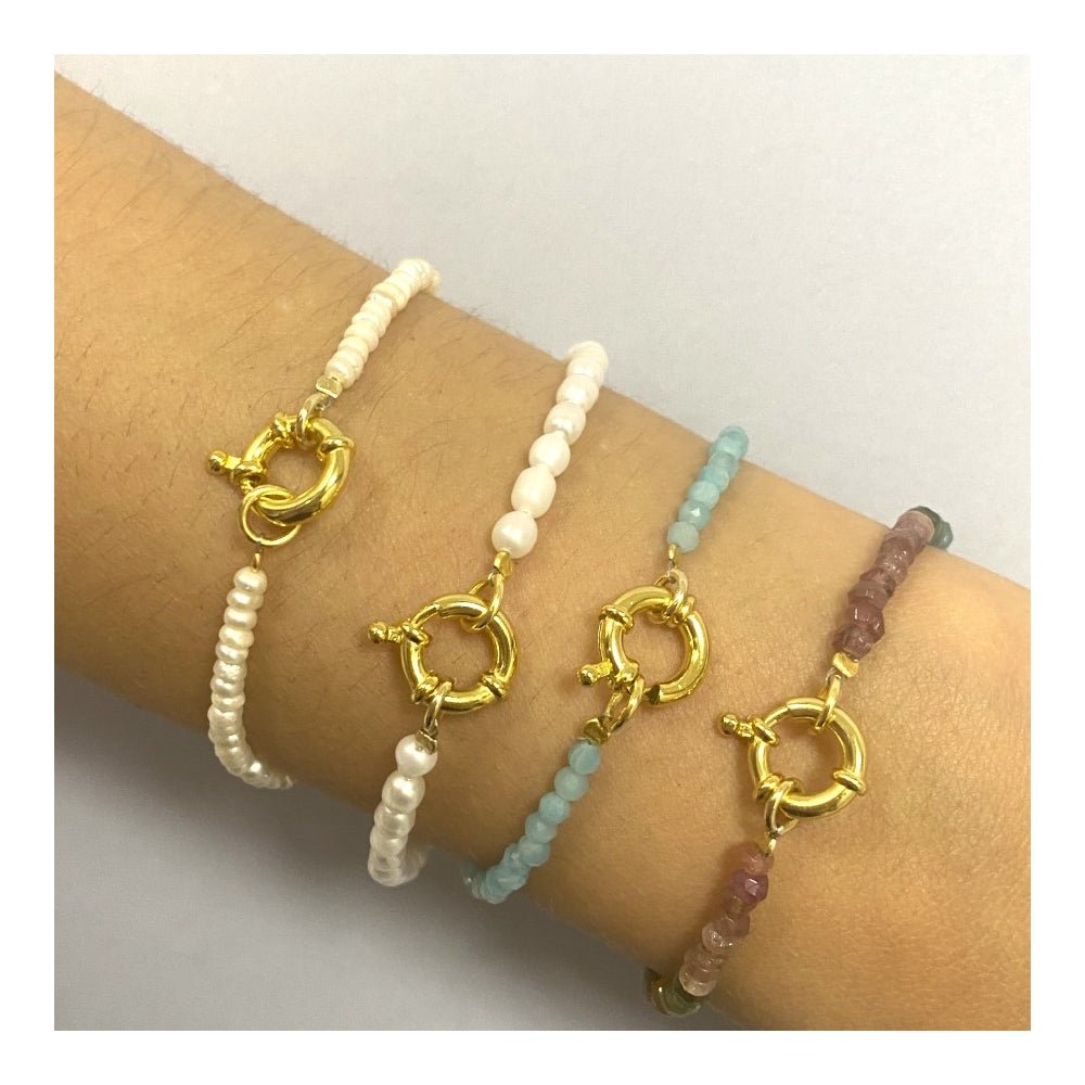 Pulsera 'Kate' - Perlas