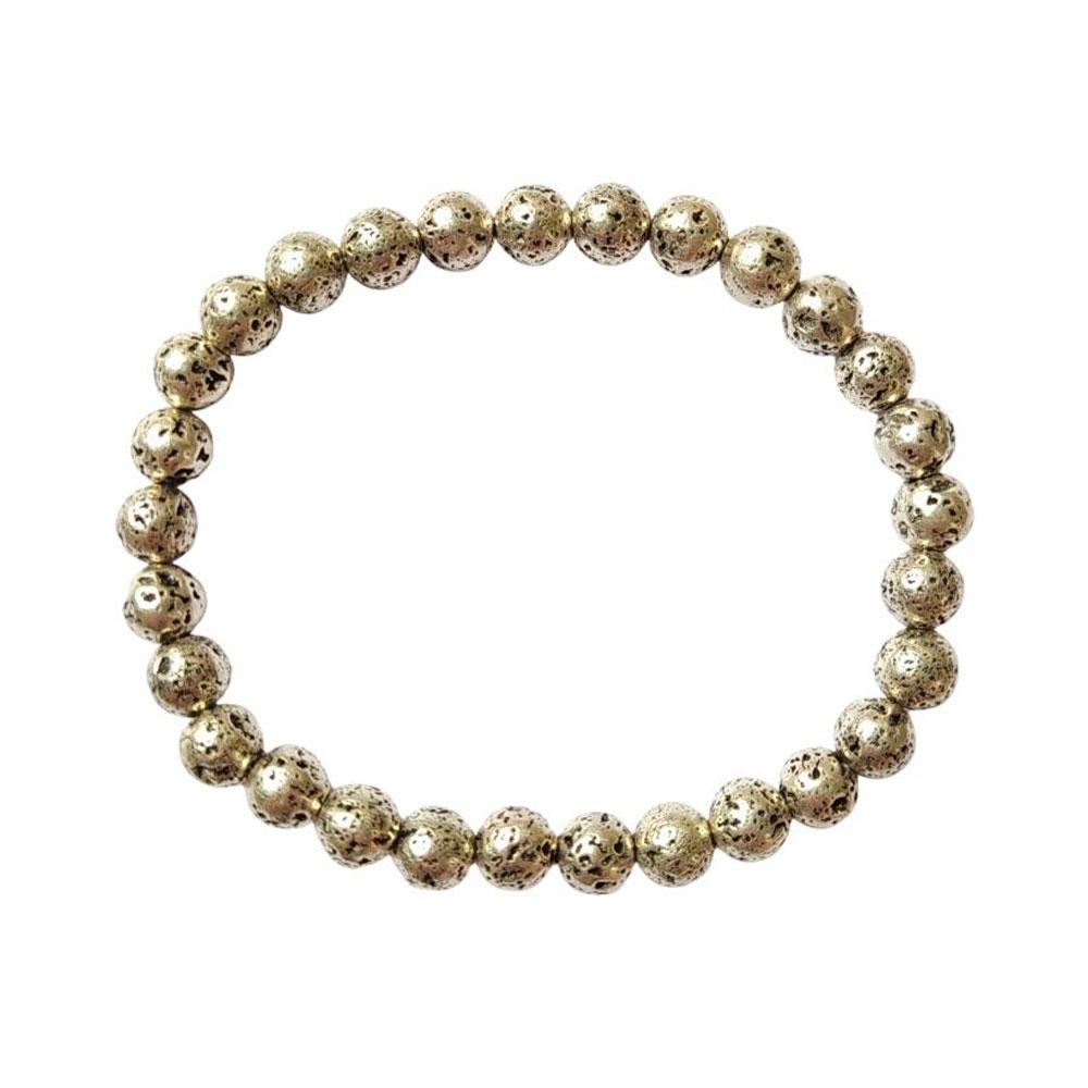 Pulsera Lava baño de Plata