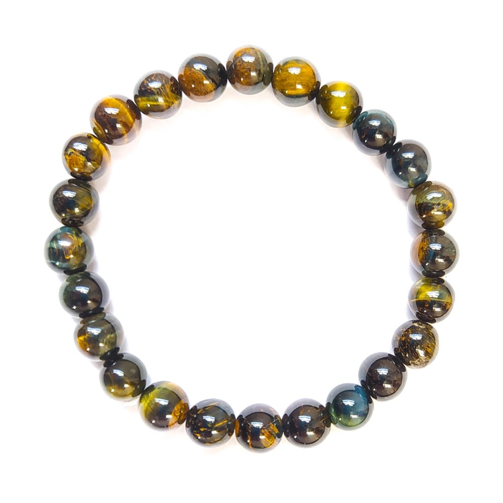 Pulsera Ojo de Halcón Bola Lisa
