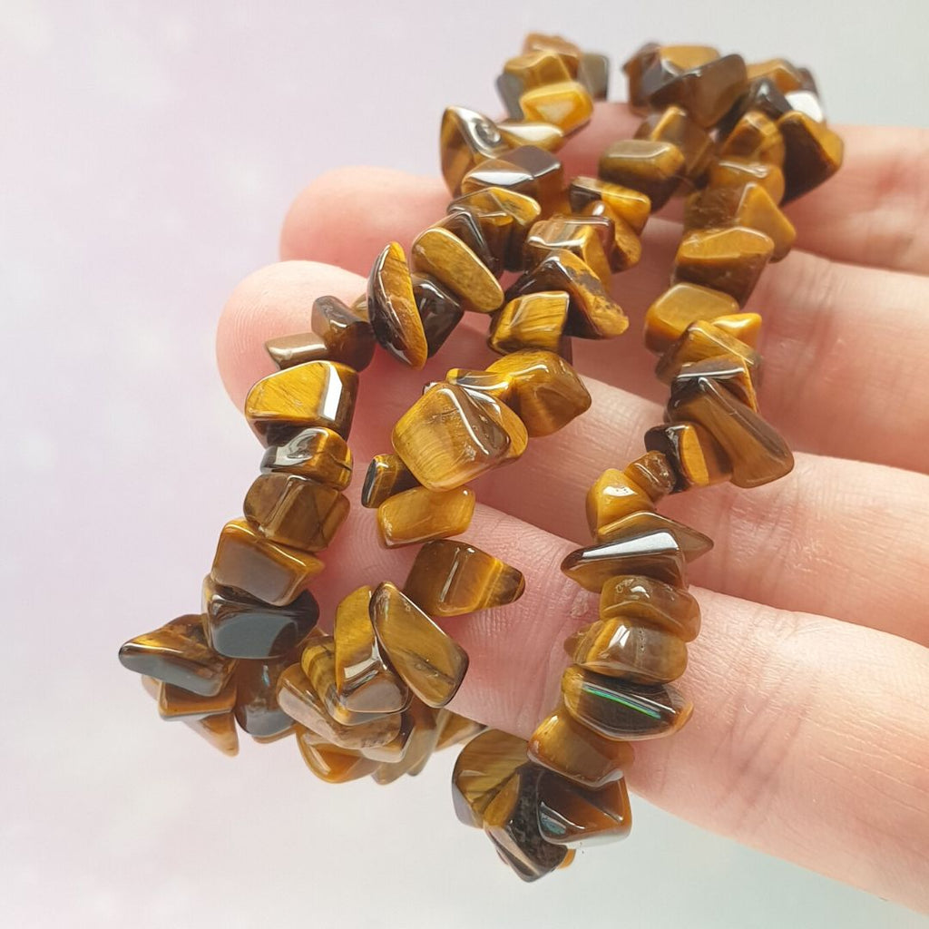 Pulsera tipo Chip de Ojo de Tigre