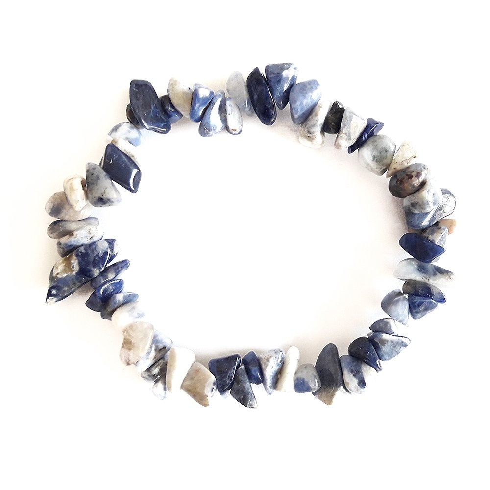 Pulsera tipo chip de Sodalita