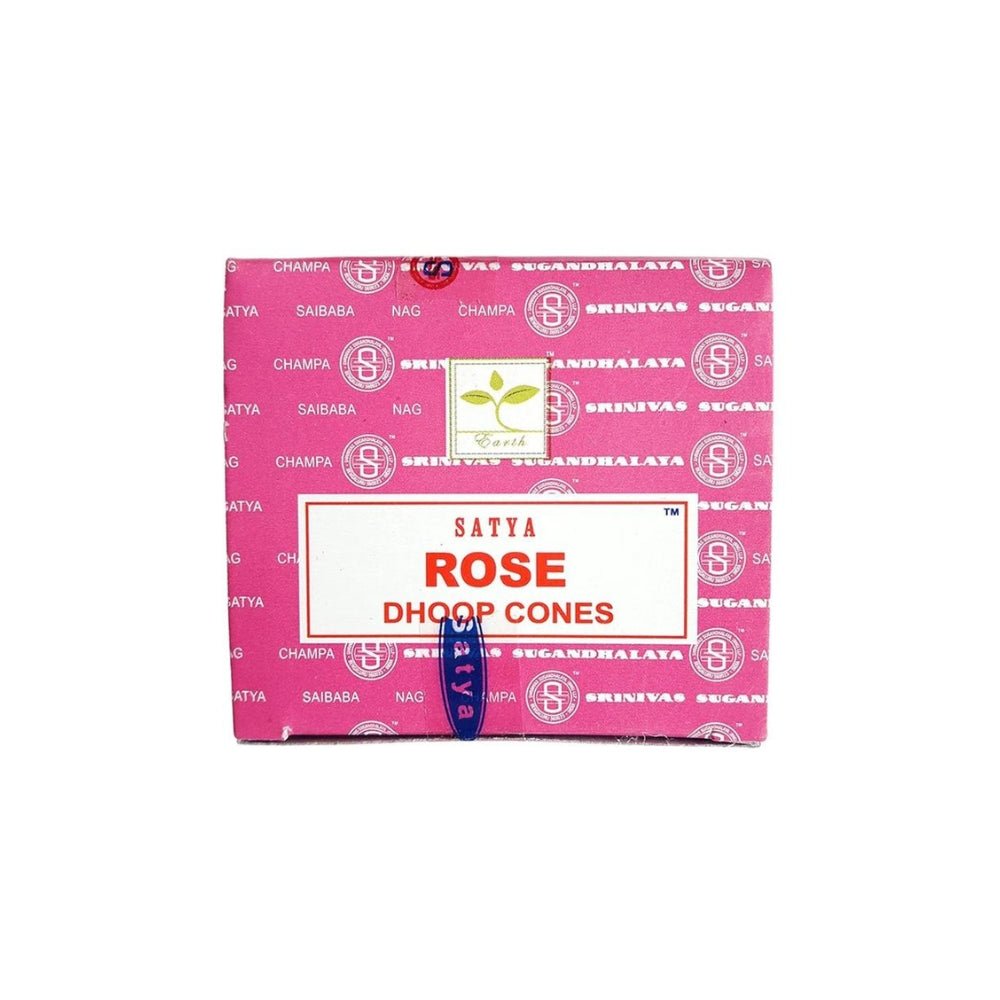 Satya Nag Champa - Conos de Incienso (Aroma de Rosa)