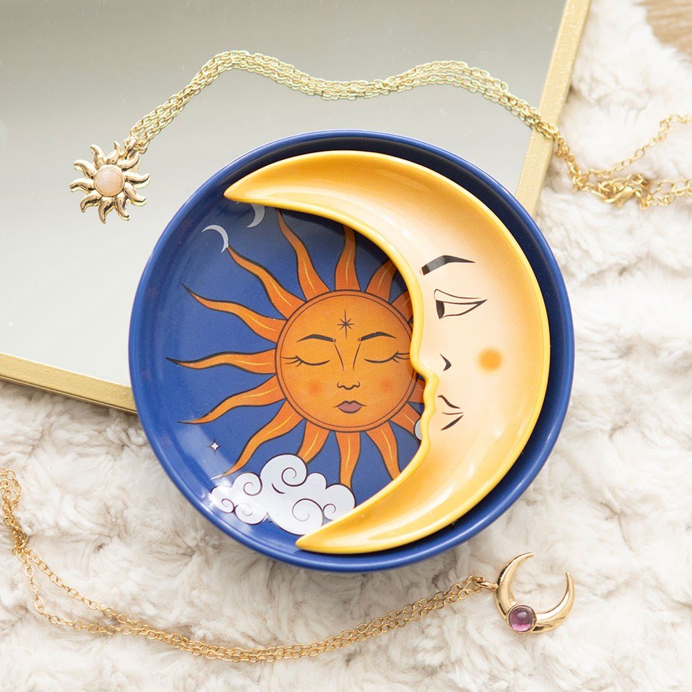 Set Platos cerámicos 'The Sun & The moon'