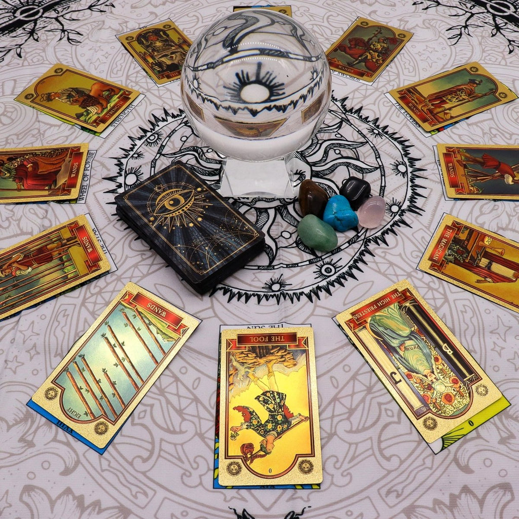 Tapete para lectura del Tarot - Sol Mistico