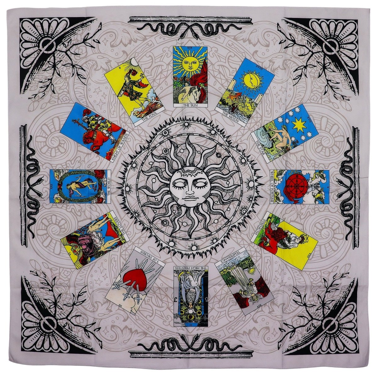 Tapete para lectura del Tarot - Sol Mistico